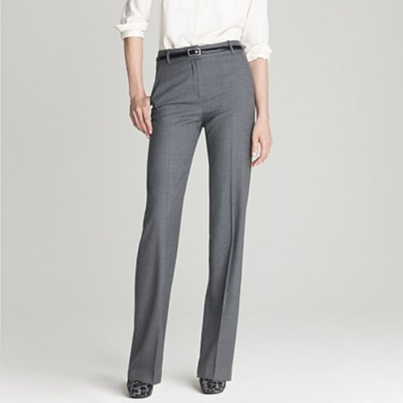 NWT-6-J.Crew Hutton trouser in Super 120s wool - HTHR FLANNEL - Picture 1 of 1